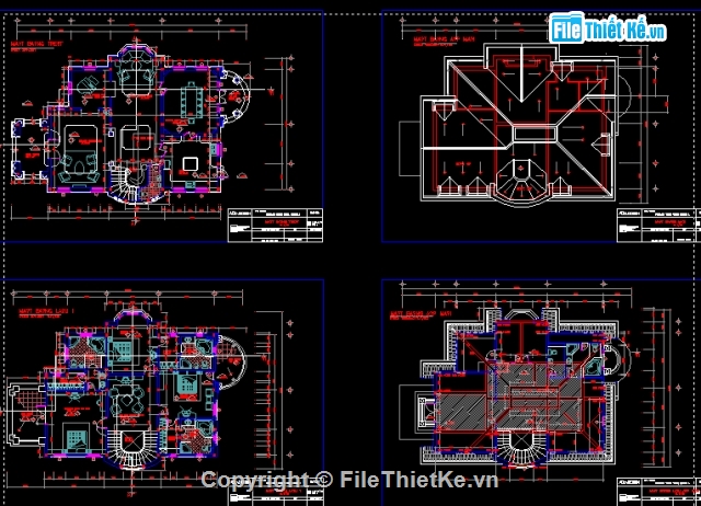 Biệt thự 3 tầng,Biệt thự 11.9x20.8m,thiết kế Biệt thự